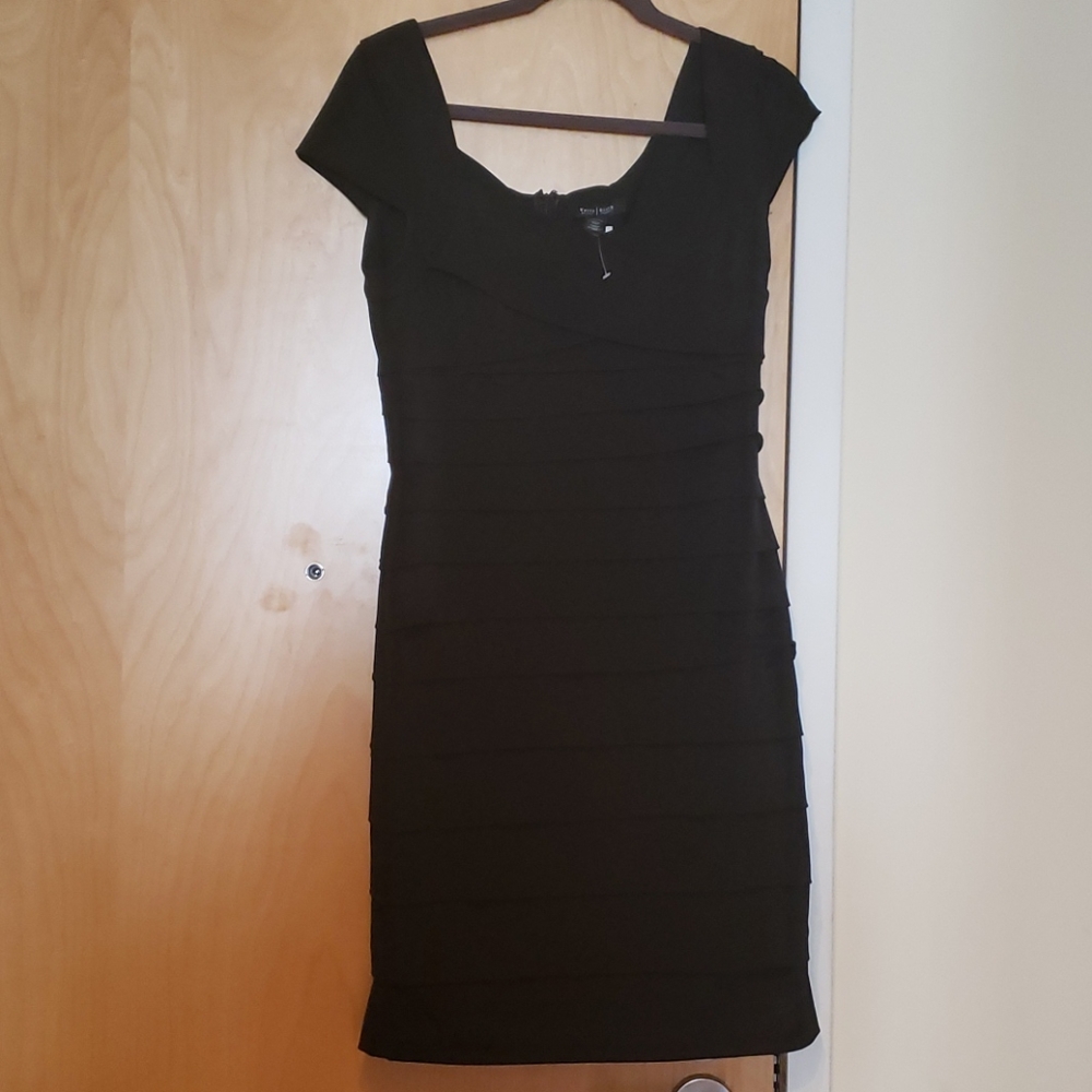 White House Black Market pleated cocktail dress